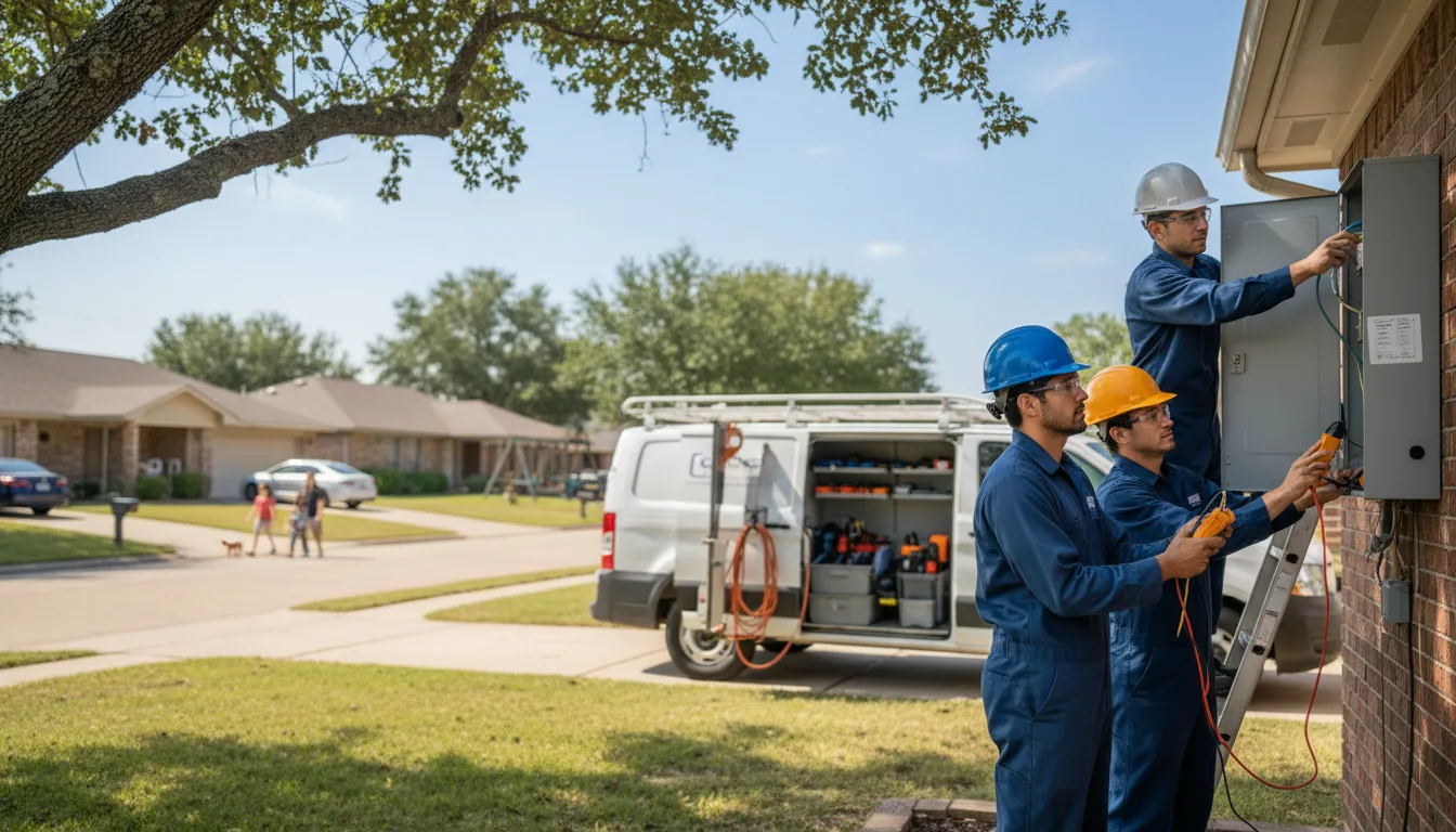 Certified electrician providing emergency electrical services in Oral, SD